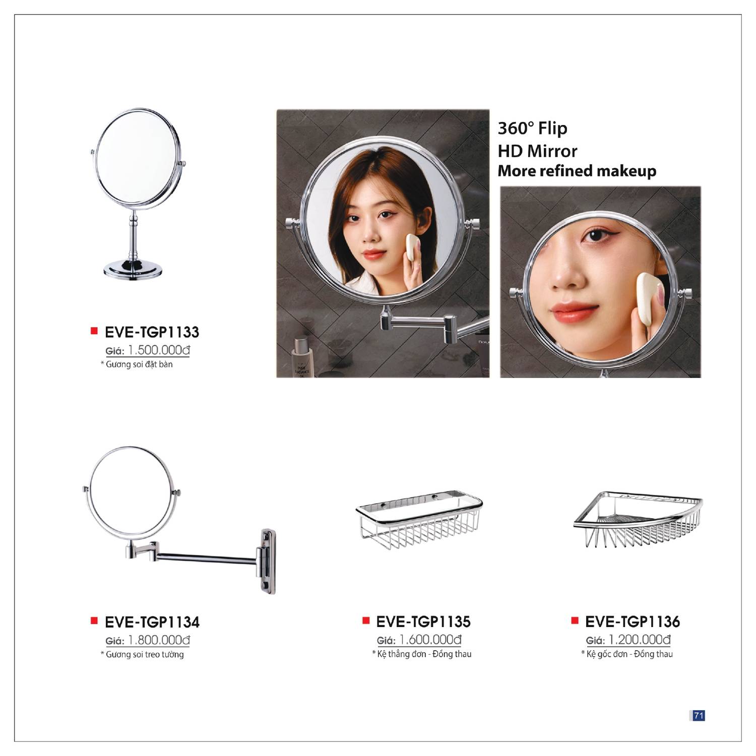 Thiết bị vệ sinh EVEREST Catalogue và Bảng giá mới nhất 2025 /Page 71